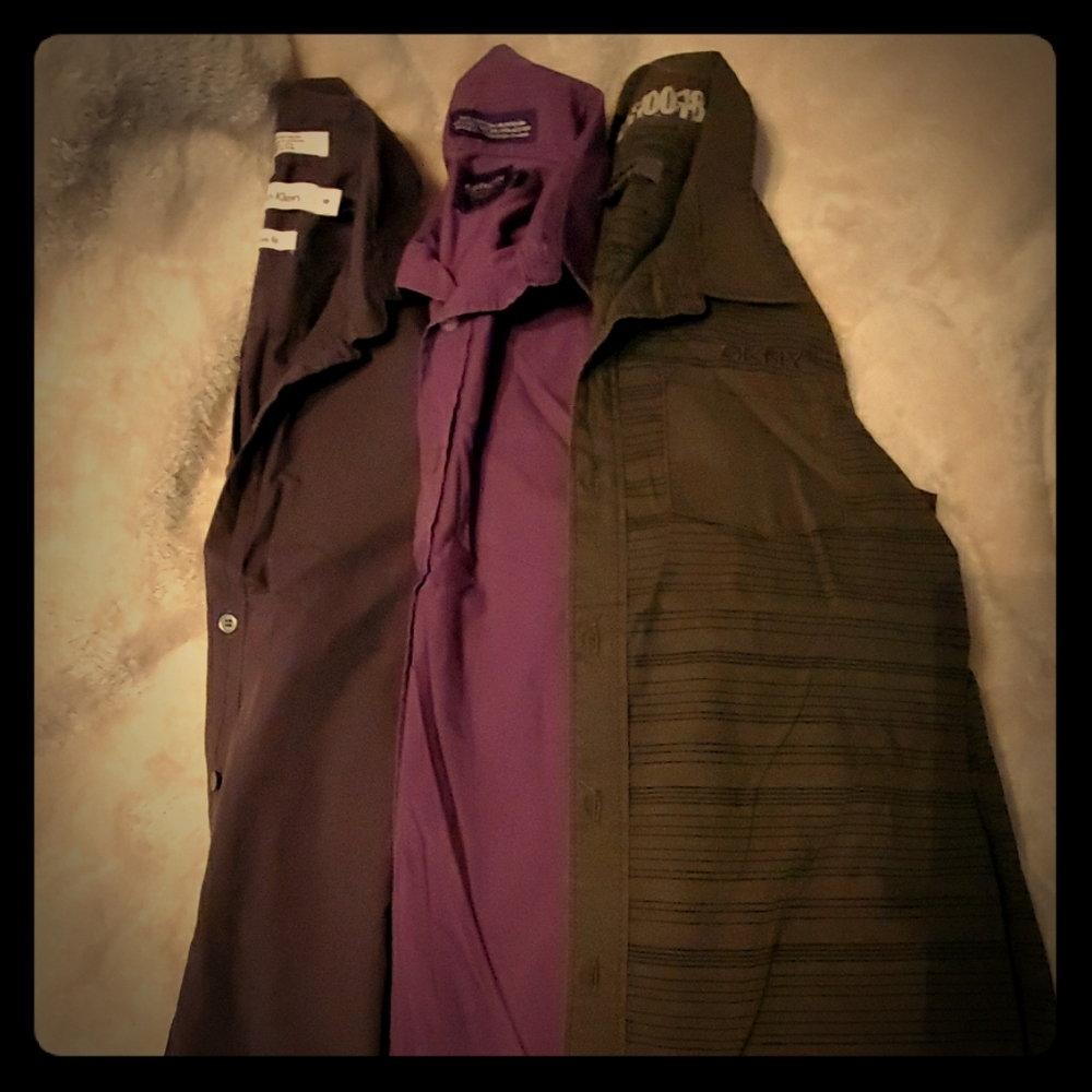 3 boys dress shirts